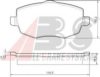 LANCIA 77362360 Brake Pad Set, disc brake